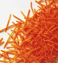 Gulerødder i strimler (3 x 3 mm) 2500 g