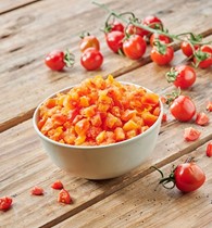 Økologiske tomater i tern (10 x 10 mm) 2500 g