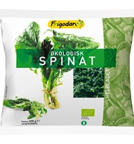Økologisk helbladet spinat (i portioner) 500 g