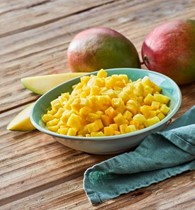 Økologiske mango i tern 1000 g