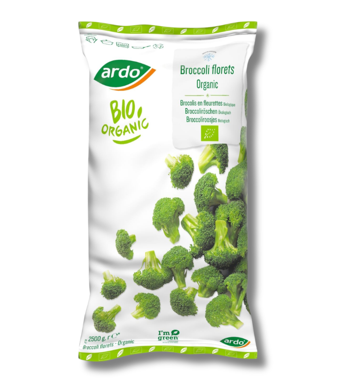 Økologiske broccolibuketter (20-60 mm) 2500 g