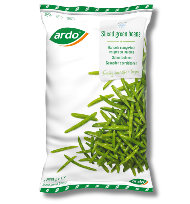 Haricots verts sliced 2500 g